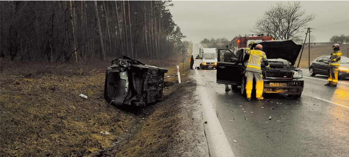 Wypadek w Nowosielcach. Są poszkodowani