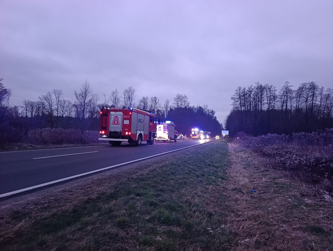 Wypadek w regionie: cztery osoby ranne [ZDJĘCIA]
