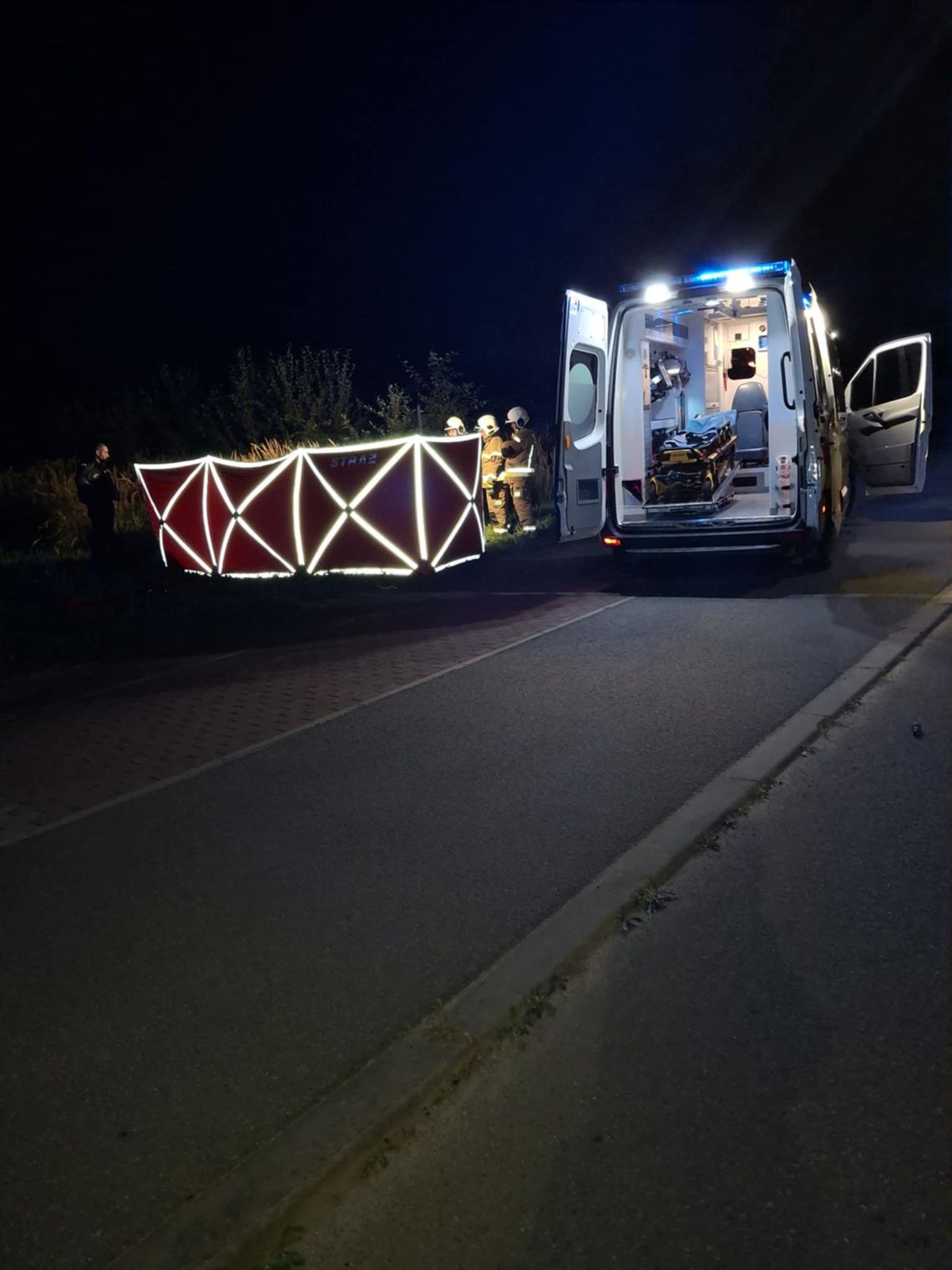 Wypadek w Sędziszowie Młp. Motocyklista ranny po zderzeniu z samochodem [ZDJĘCIA]