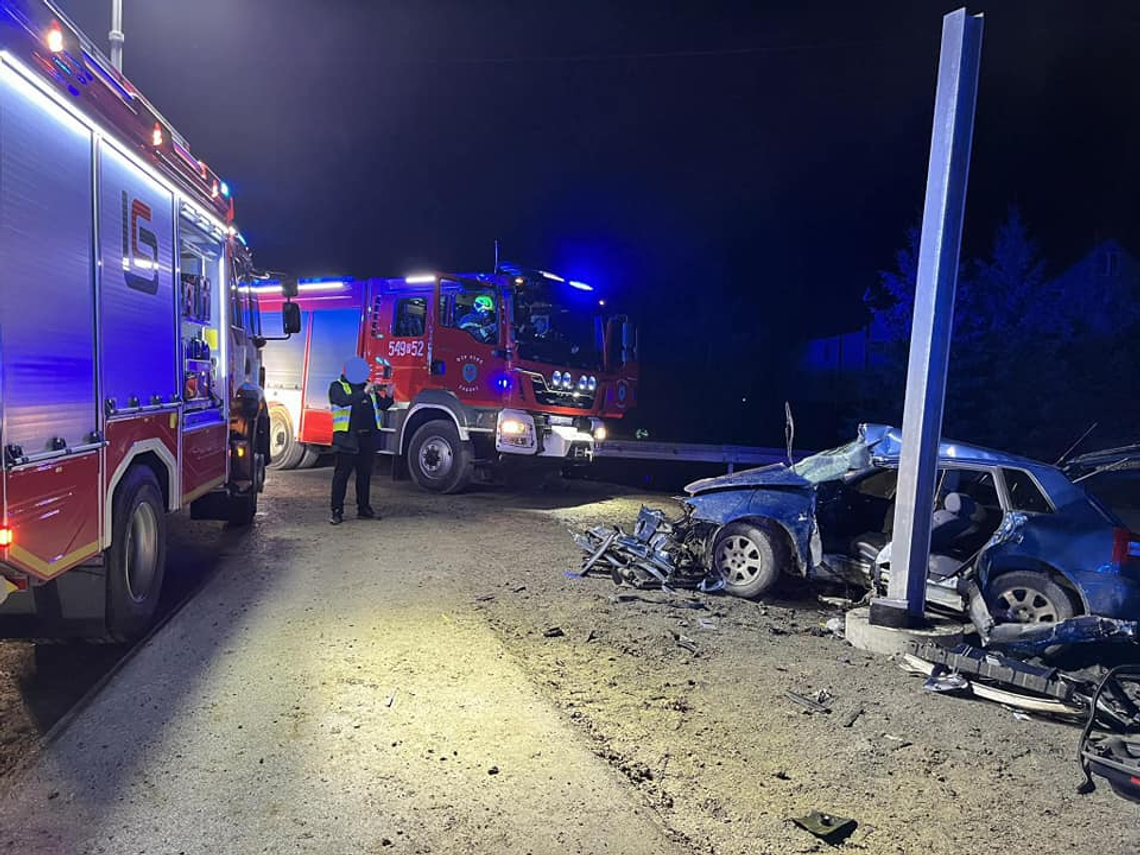 Wypadek Zahutyń. Cztery osoby zostały ranne