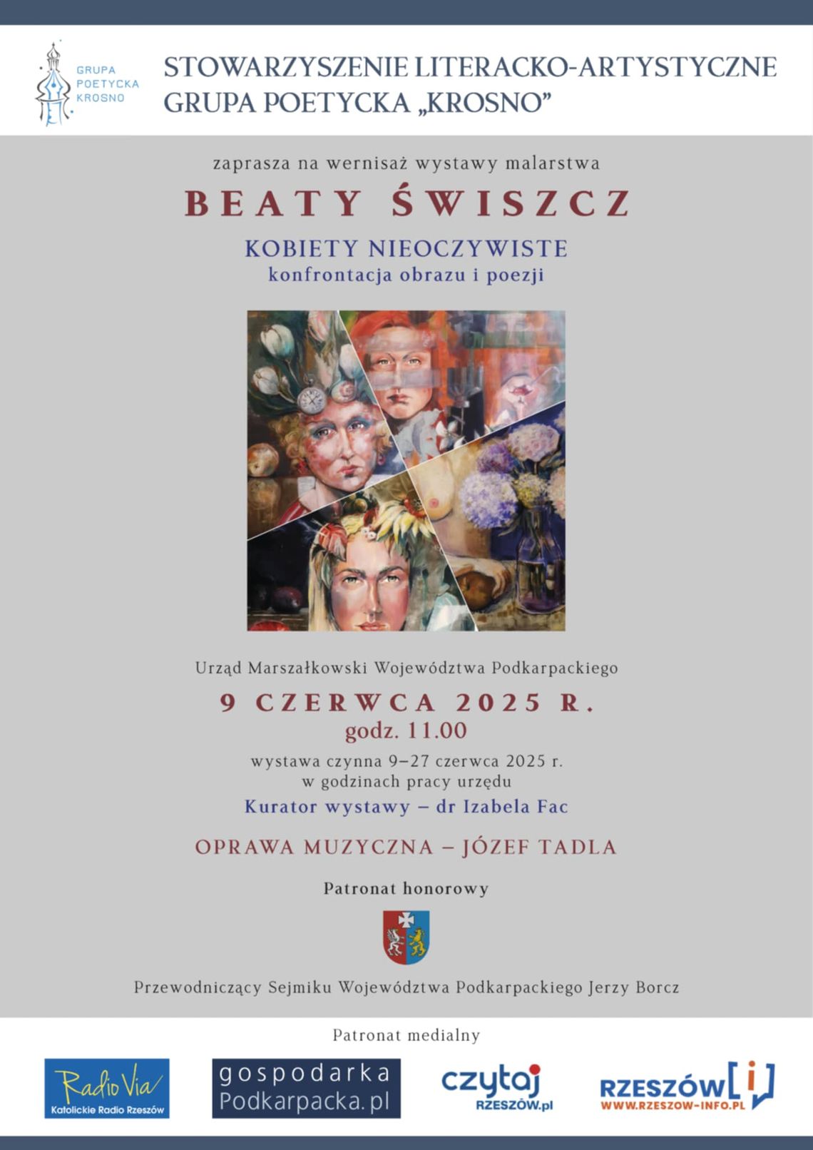 Wystawa krośnieńskiej malarki i poetki Beaty Świszcz w Rzeszowie