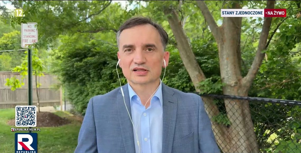 Zbigniew Ziobro -podkarpacka jedynka PiS - został "korespondentem" Republiki z USA Zbigniew Ziobro -podkarpacka jedynka PiS - został "korespondentem" Republiki z USA