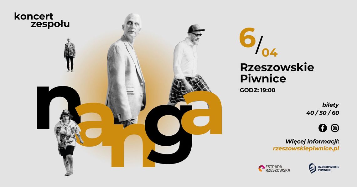 Zespół Nanga wraca z nowym brzmieniem. Koncert w Rzeszowskich Piwnicach