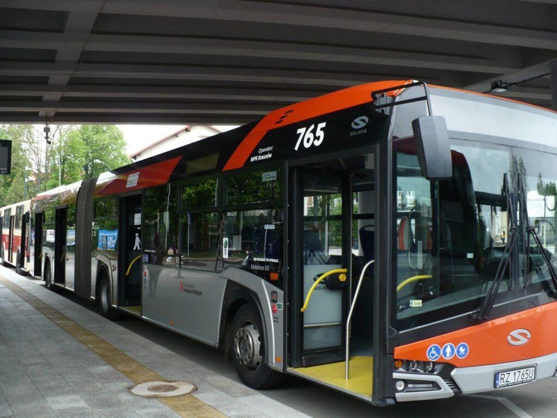 Zmiany na kursach rzeszowskich autobusów linii 31,34 i 41