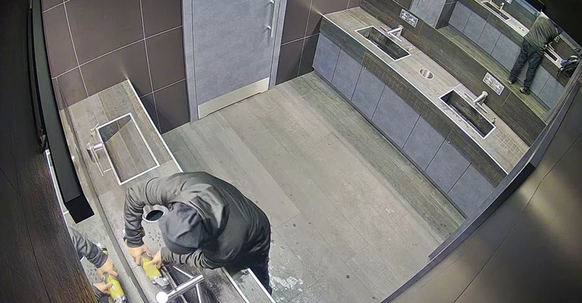 Zniszczył baterie umywalkowe w jarosławskiej galerii, warte 14 tys. złotych!