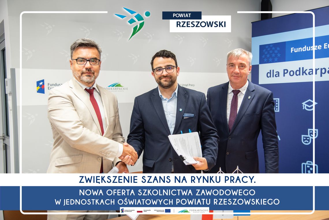 Zwiększenie szans na rynku pracy. Nowa oferta szkolnictwa zawodowego w jednostkach oświatowych powiatu rzeszowskiego