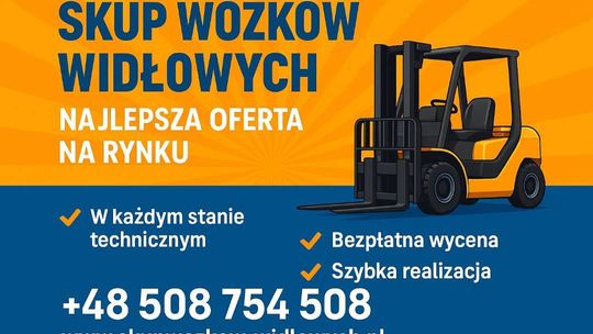 Kupię wózek widłowy używany Rzeszów /Całe Podkarpackie/ Darmowy obiór