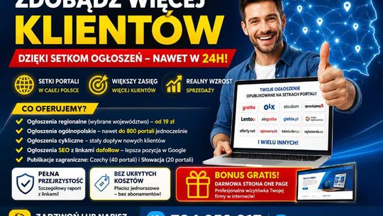 Ogłoszenia dla firm | Obecność w internecie bez zbędnych formalności