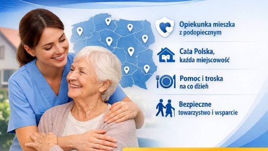 Opieka z zamieszkaniem przez całą dobę