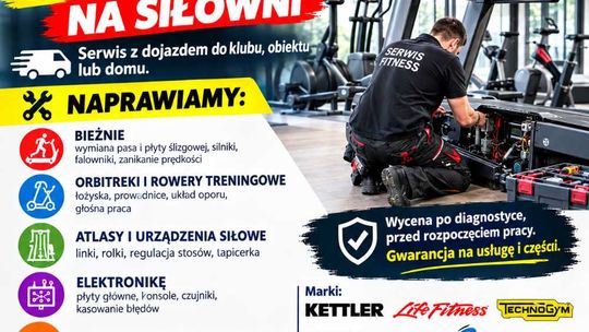 Serwis Siłowni Rzeszów Sprzętu Fitness/ Rehabilitacyjnego