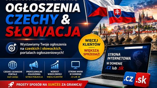 Sprzedawaj w Czechach i na Słowacji dzięki ogłoszeniom