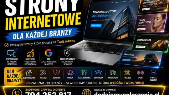 Strony www dla firm ochroniarskich - projektowanie i wdrożenie