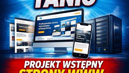 Strony WWW TANIO + projekt wstępny za darmo