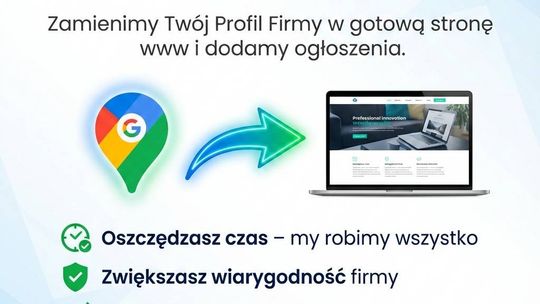 Twoja wizytówka Google jako gotowa strona www Twoja wizytówka Google jako gotowa strona www