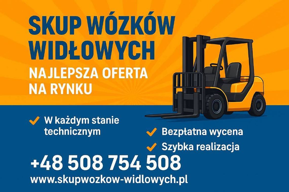 Kupię wózek widłowy używany Rzeszów /Całe Podkarpackie/ Darmowy obiór