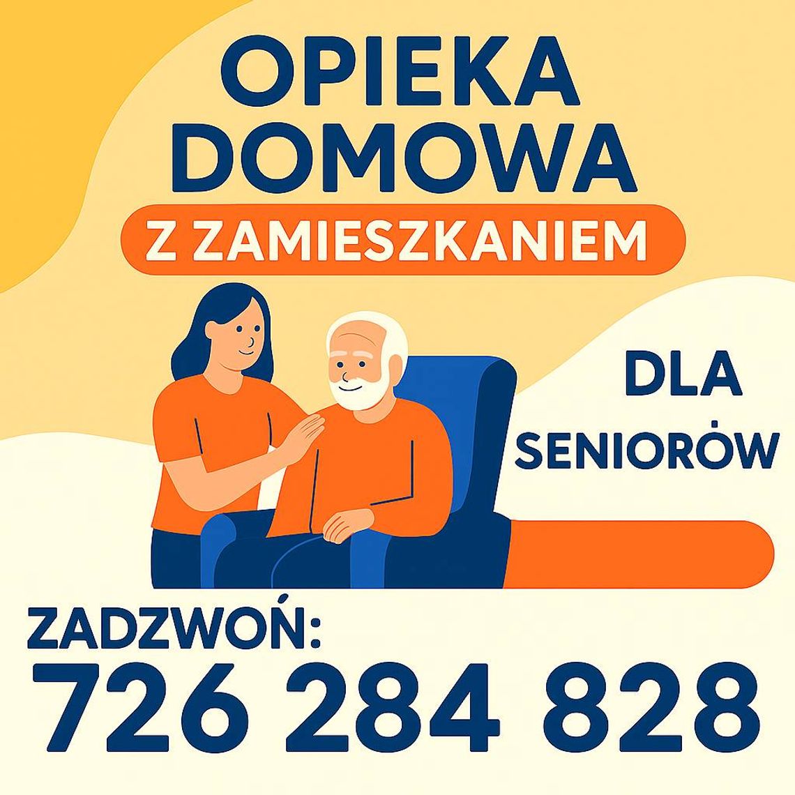 Oferujemy całodobową opiekę seniora z zamieszkaniem / Firma