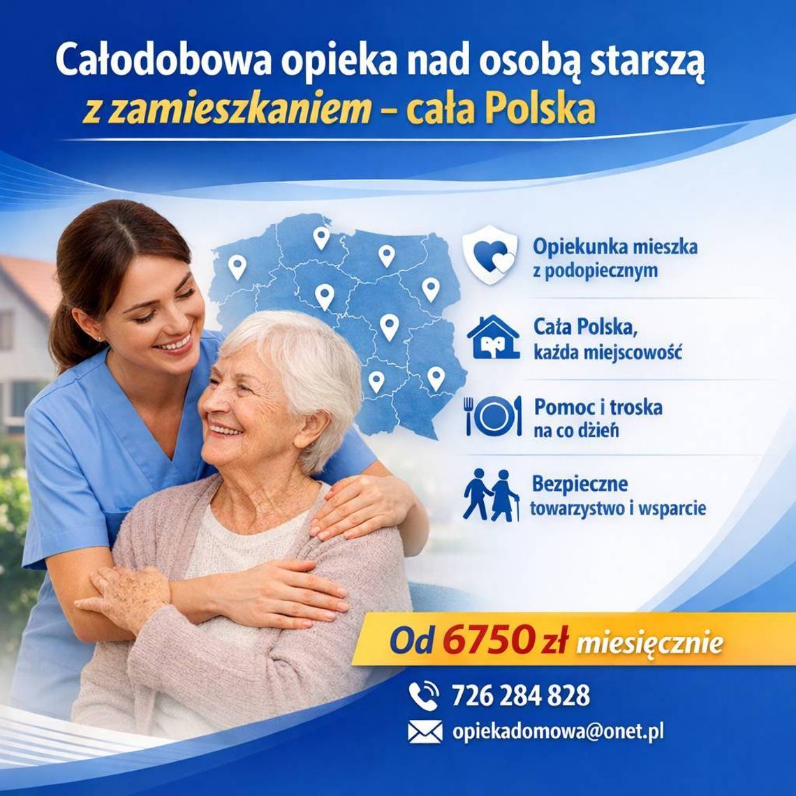 Opieka z zamieszkaniem przez całą dobę Opieka z zamieszkaniem przez całą dobę