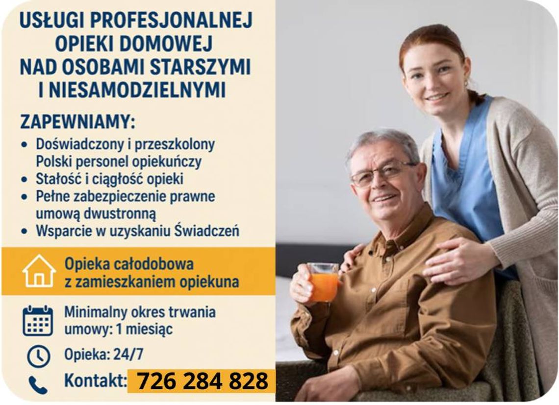 Opiekunka dla Seniora z Zamieszkaniem 24h - Zamów Opiekunkę Rzeszów Całe PODKARPACKIE/ Opiekunka 24h