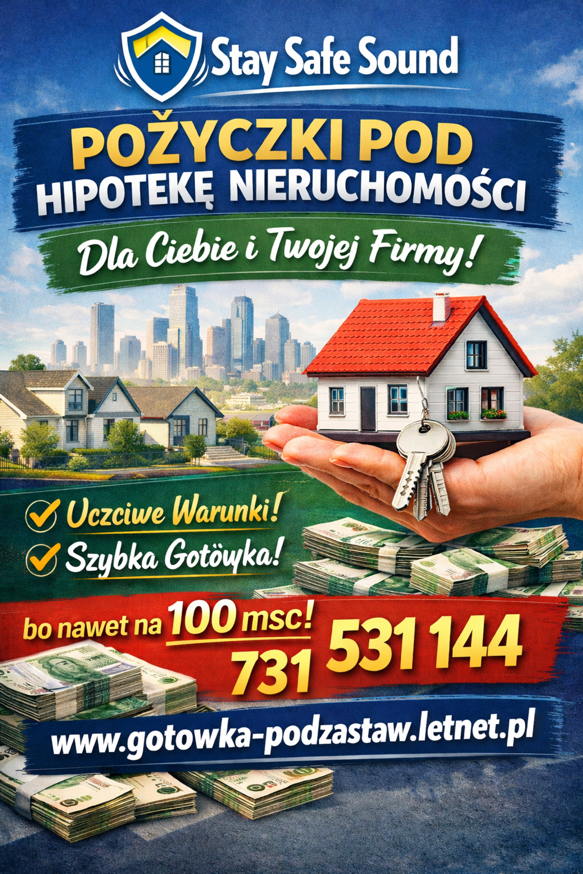 POZYCZKI POD ZASTAW NIERUCHOMOSCI DLA FIRM I ROLNIKOW