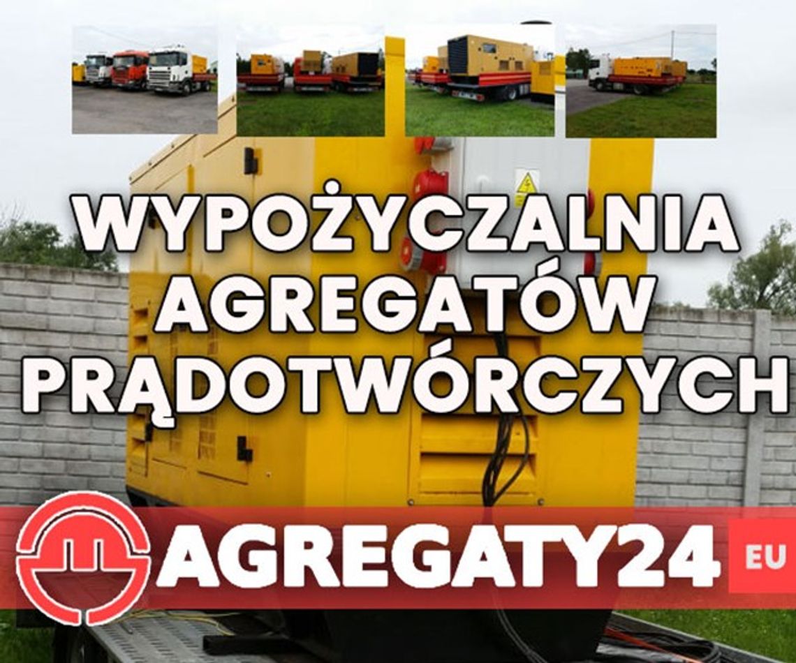 Wypożyczalnia agregatów prądotwórczych o różnej mocy Wypożyczalnia agregatów prądotwórczych o różnej mocy