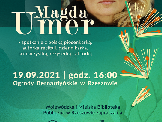 Magda Umer w Ogrodach Literackich
