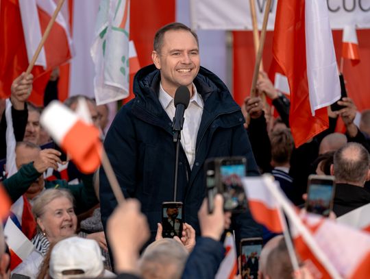 Karol Nawrocki, kandydat popierany przez PiS, w Rzeszowie [ZDJĘCIA]