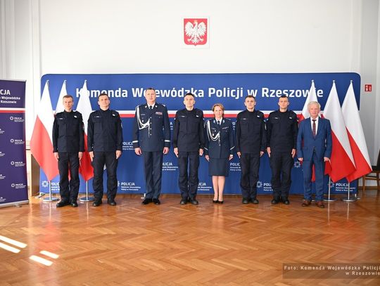 Nowi funkcjonariusze w podkarpackiej Policji. Zobacz zdjęcia!