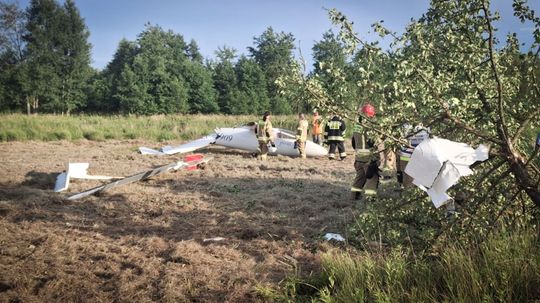 Na Podkarpaciu rozbił się szybowiec!