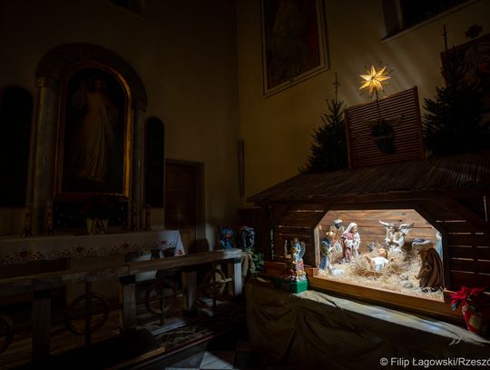 Szopka w kościele pw. Chrystusa Króla