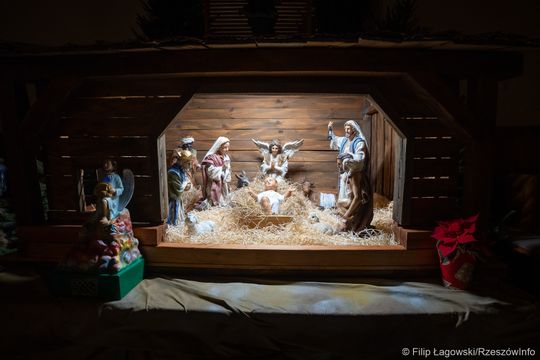 Szopka w kościele pw. Chrystusa Króla