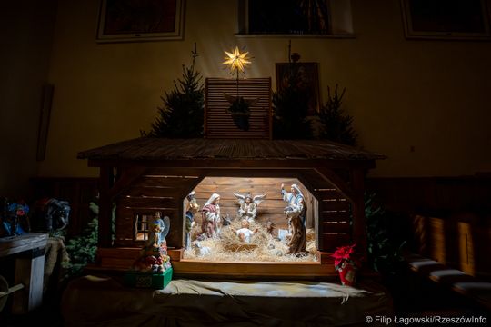 Szopka w kościele pw. Chrystusa Króla