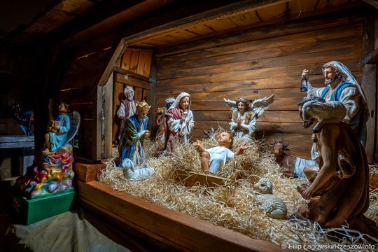 Szopka w kościele pw. Chrystusa Króla