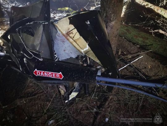 Katastrofa śmigłowca w Cierpiszu. Nieoficjalnie: zginęli dwaj bracia