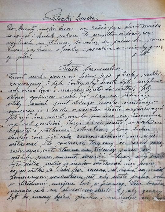 Zapach czasu: rodzinny notatnik z 1925 roku