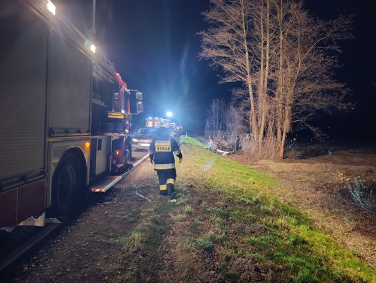 Wypadek w regionie: cztery osoby ranne [ZDJĘCIA]