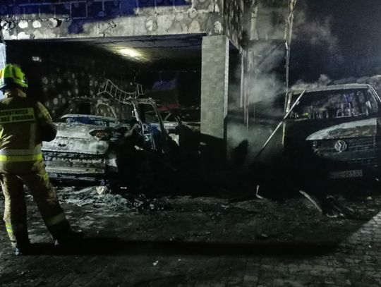 Pożar w Kielnarowej [ZDJĘCIA]