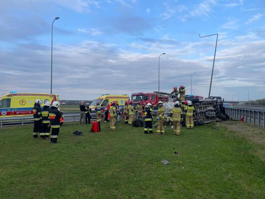 Wypadek przy MOP-ie w Budach Łańcuckich [ZDJĘCIA]