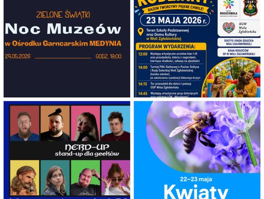 Wydarzenia tego weekendu w pigułce 22-24 maja