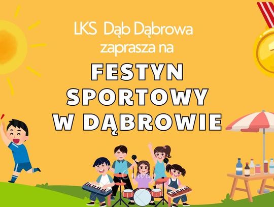Stadion sportowy w Dąbrowie