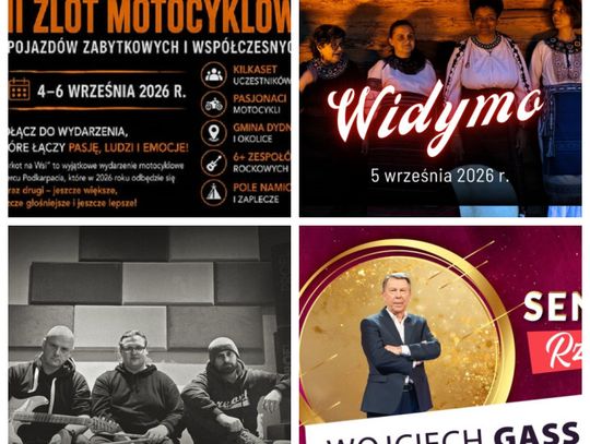 Nasze propozycje wydarzeń zbliżającego się weekendu 4-6 września