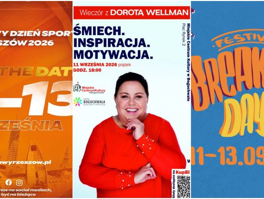 Sport, spotkania, rozrywka. Przed nami super weekend pełen atrakcji [11-13.09.]
